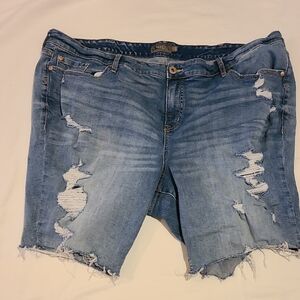 Torrid Shorts, Size 26, Blue Jean, Stretch